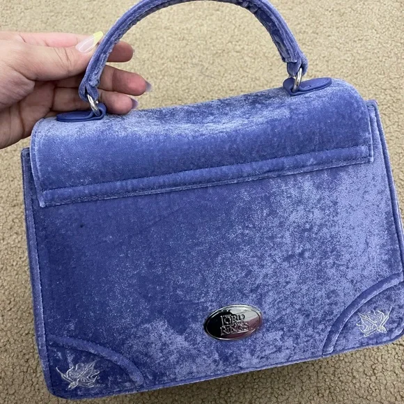 Her Universe Lord of the Rings Arwen crossbody bag blue Velvet Satchel - Picture 4 of 6